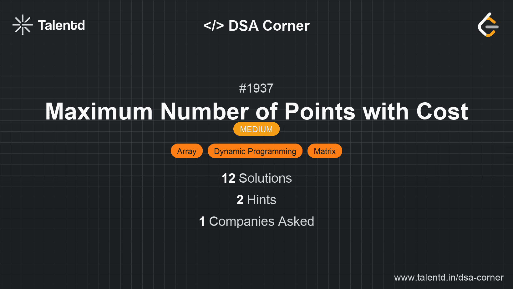 Problem visualization for Maximum Number of Points with Cost