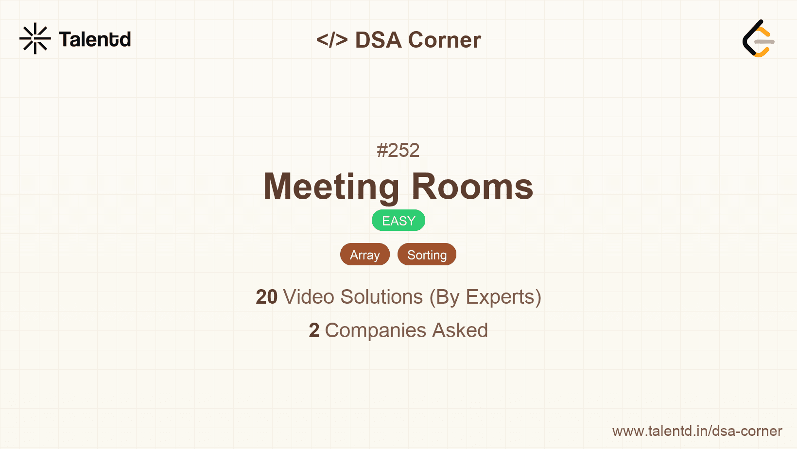 Problem visualization for Meeting Rooms