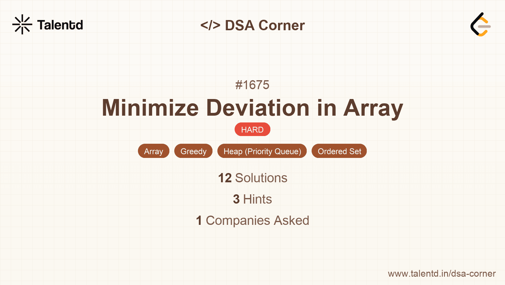 Problem visualization for Minimize Deviation in Array