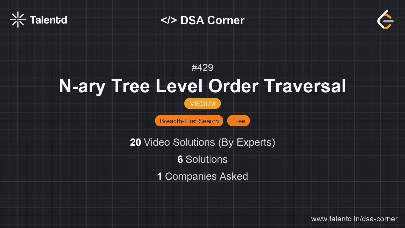 Problem visualization for N-ary Tree Level Order Traversal