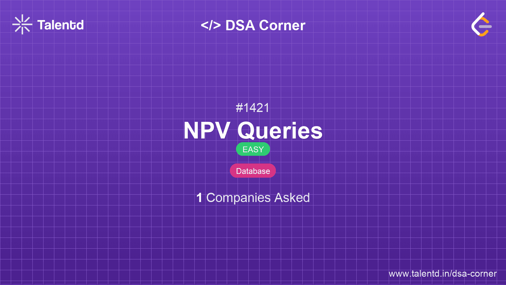 Problem visualization for NPV Queries