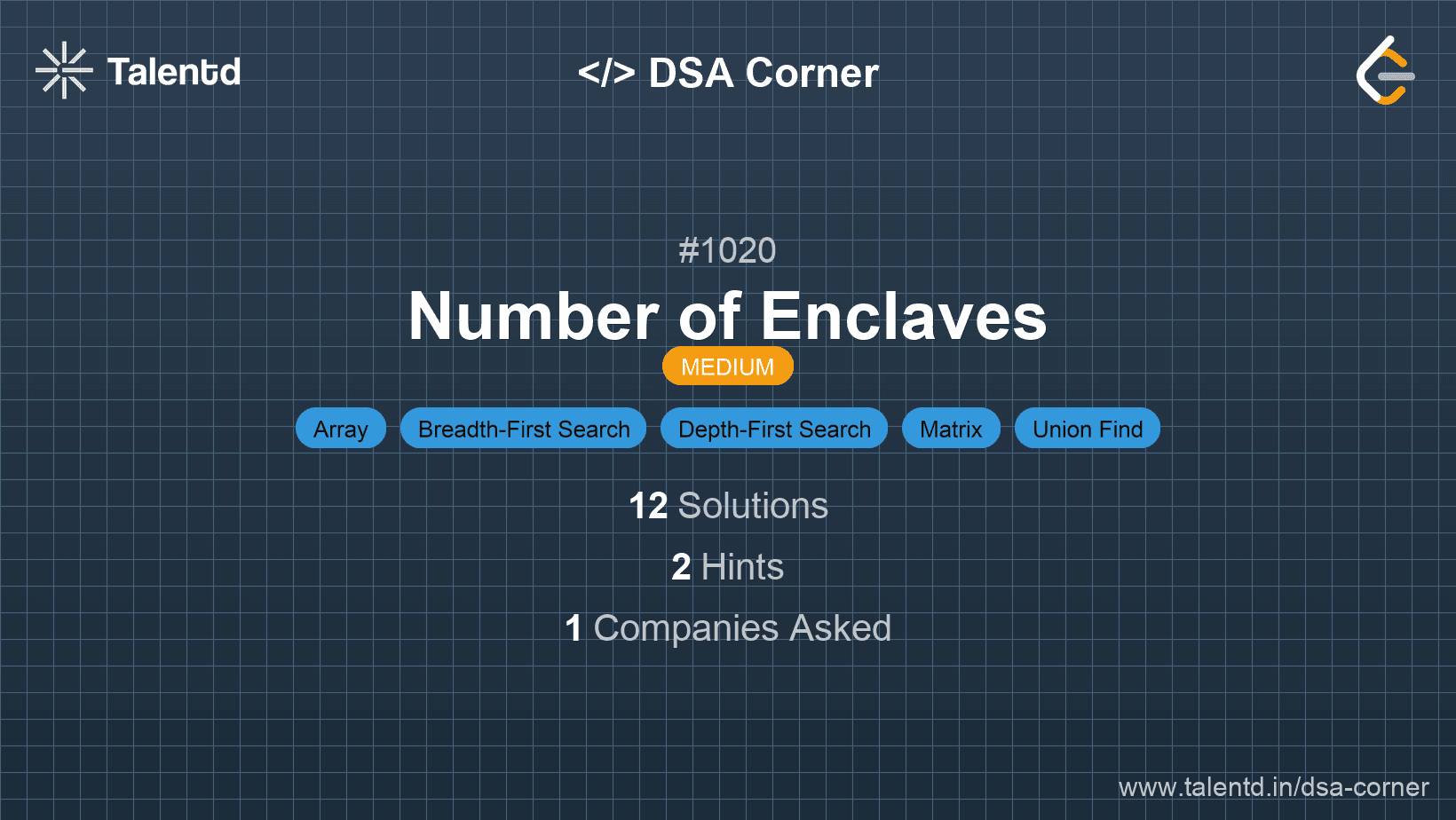 Problem visualization for Number of Enclaves