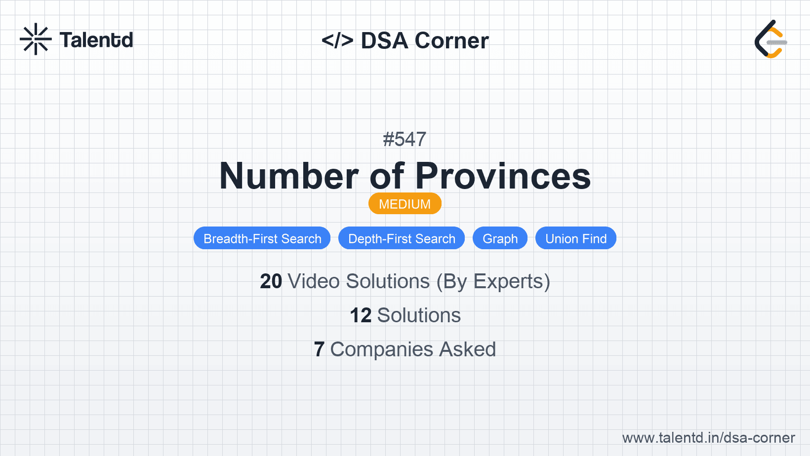 Problem visualization for Number of Provinces