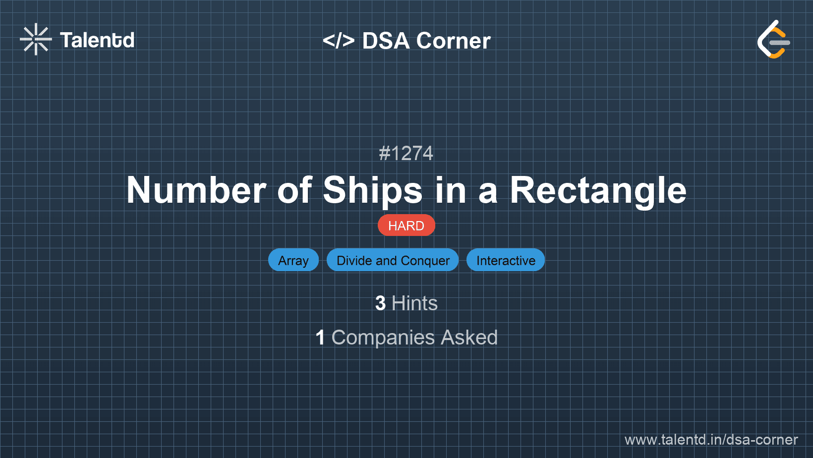 Problem visualization for Number of Ships in a Rectangle