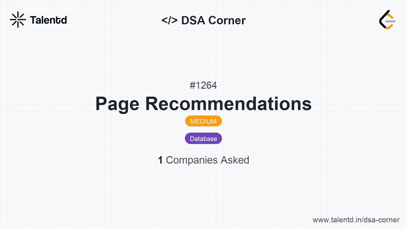 Problem visualization for Page Recommendations