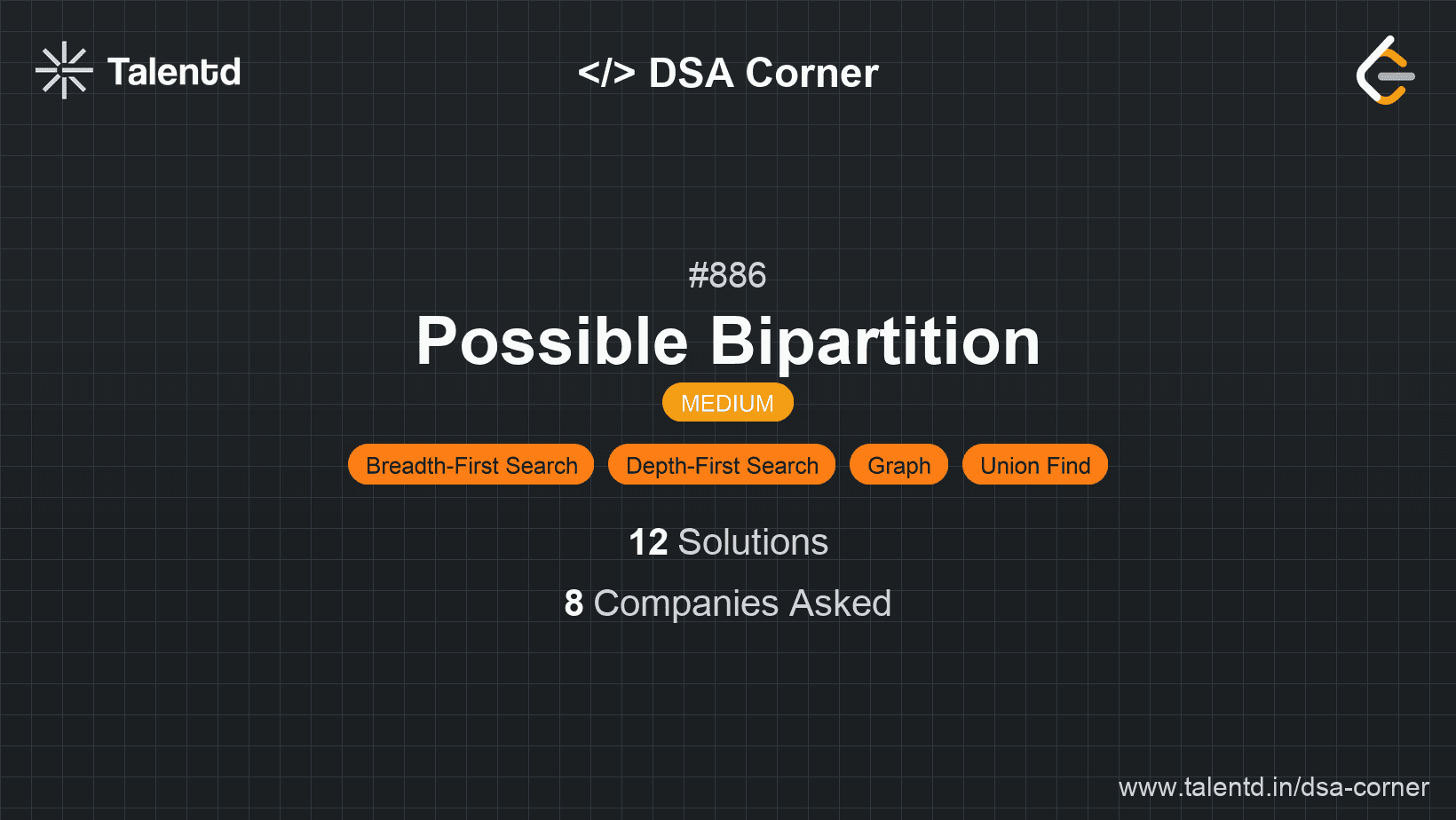 Problem visualization for Possible Bipartition