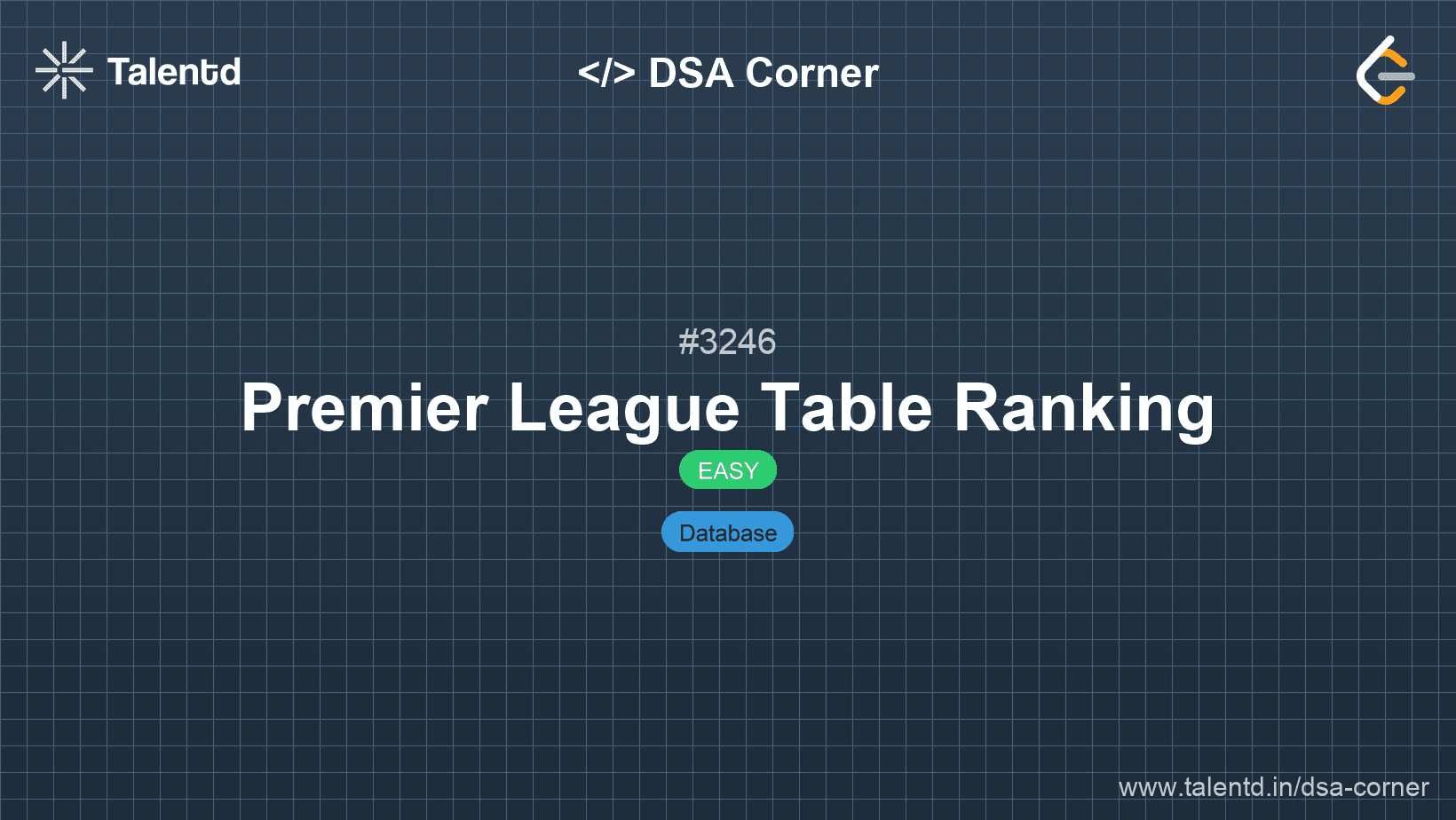 Problem visualization for Premier League Table Ranking