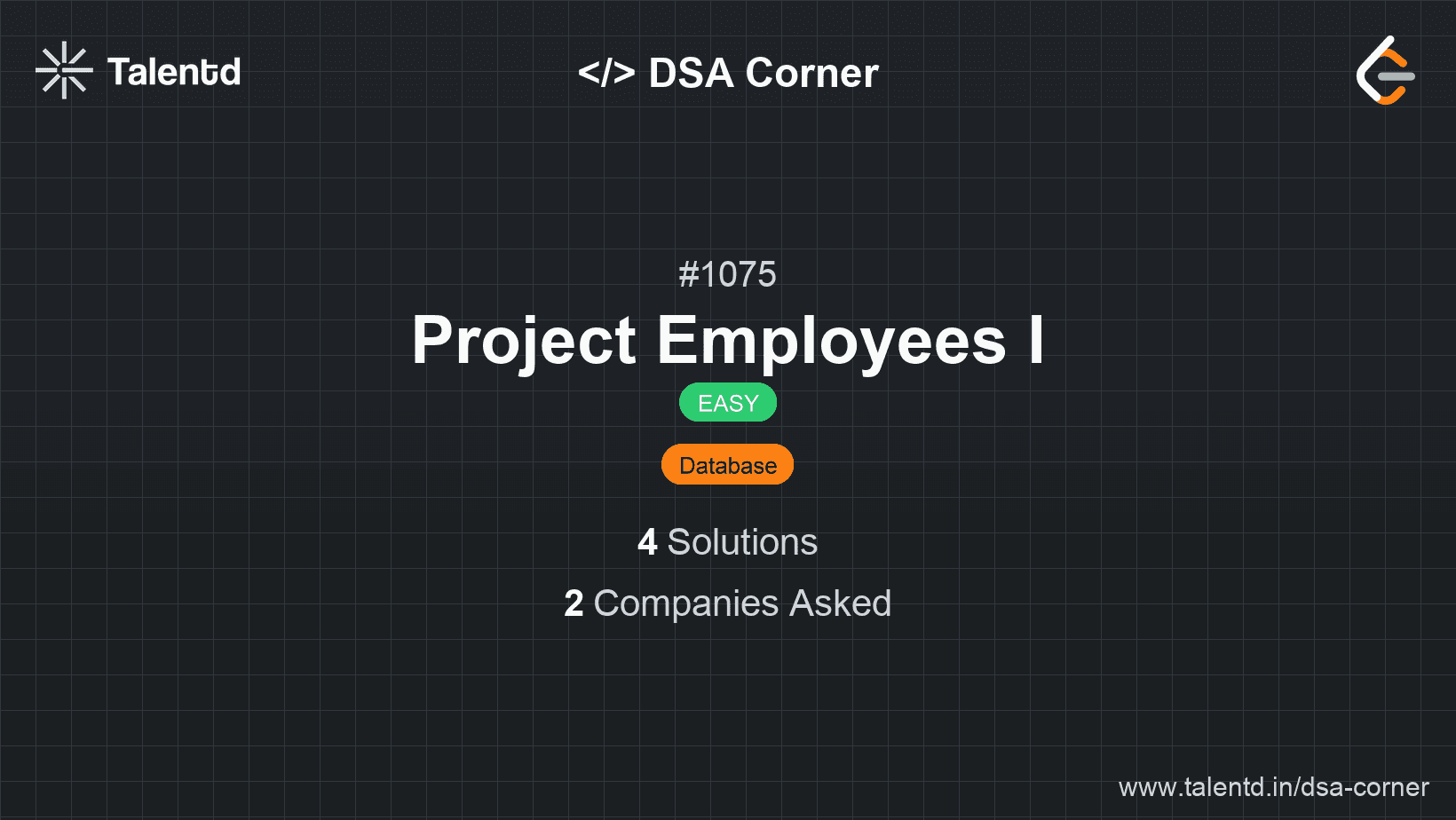 Problem visualization for Project Employees I