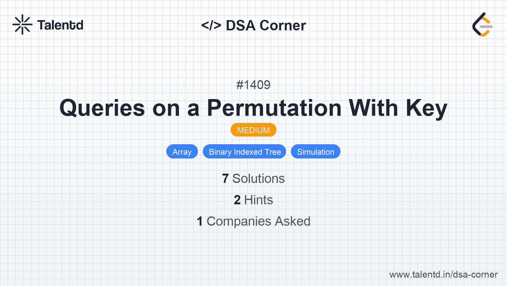 Problem visualization for Queries on a Permutation With Key