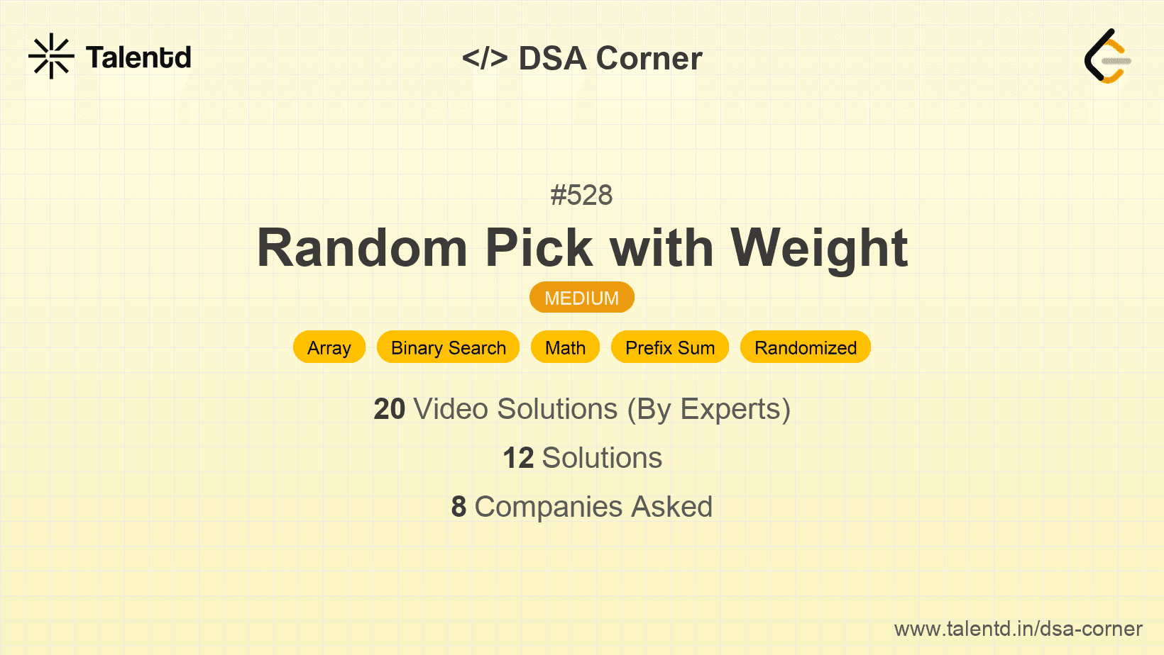 Problem visualization for Random Pick with Weight