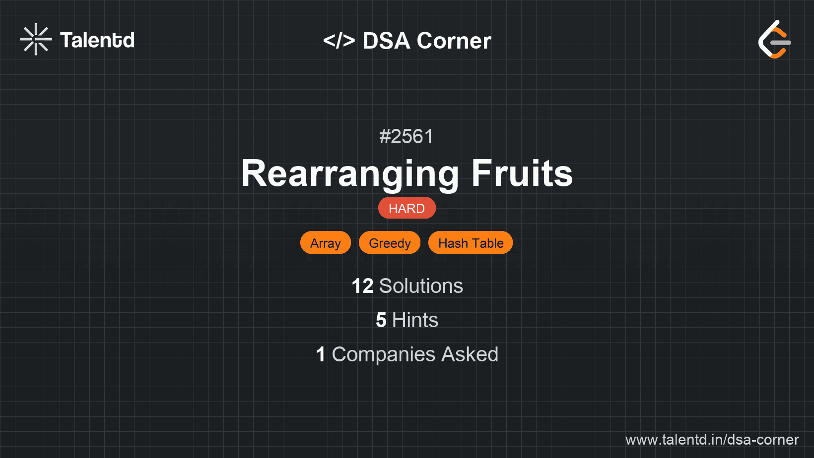 Problem visualization for Rearranging Fruits