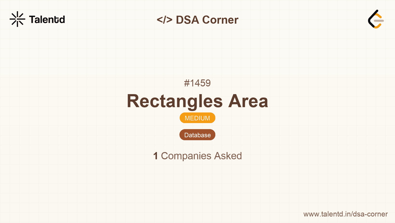 Problem visualization for Rectangles Area