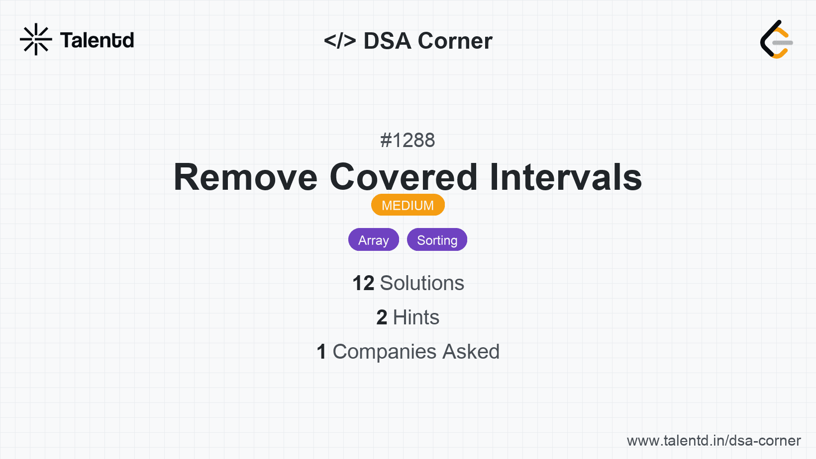 Problem visualization for Remove Covered Intervals