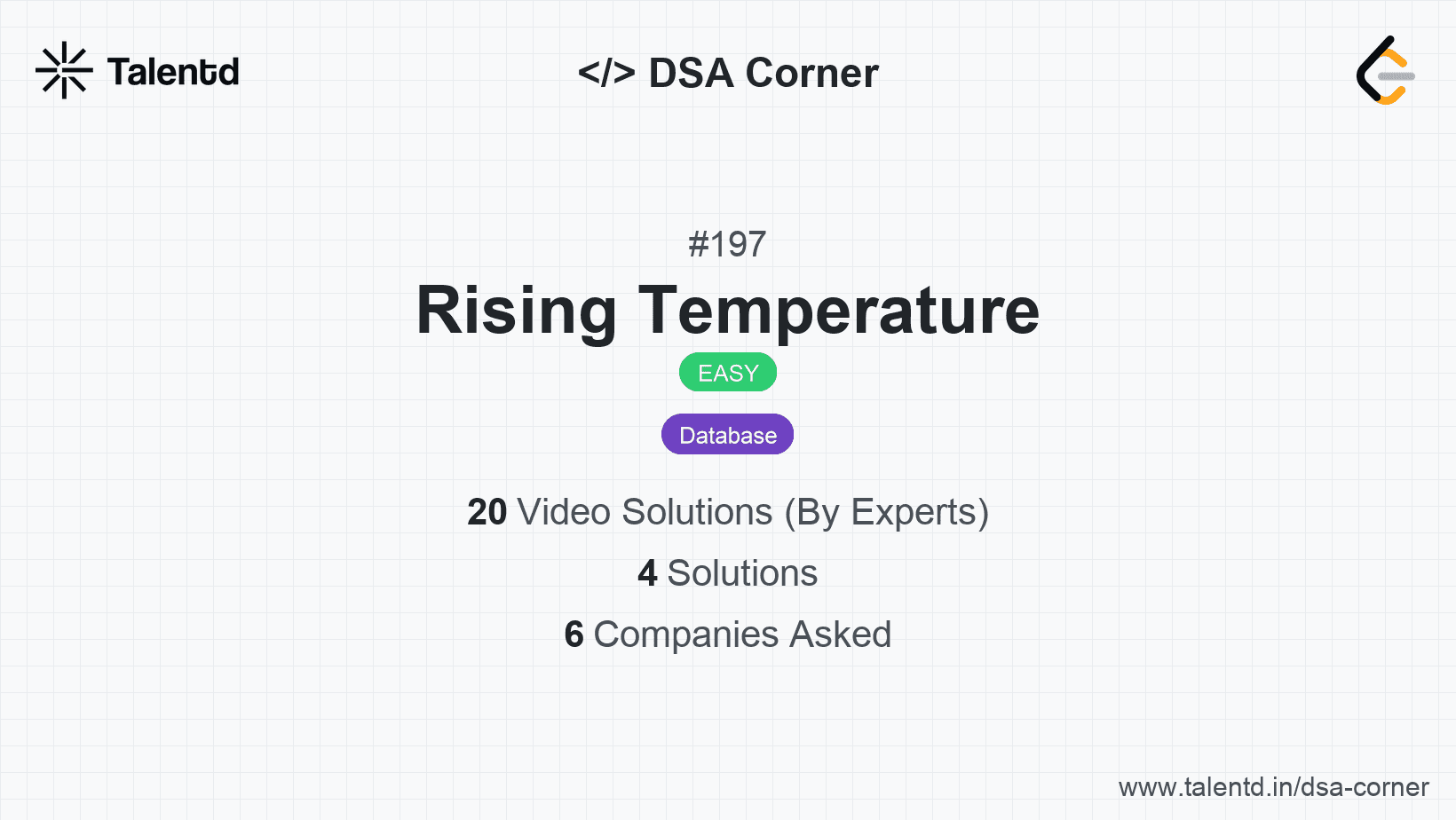 Problem visualization for Rising Temperature