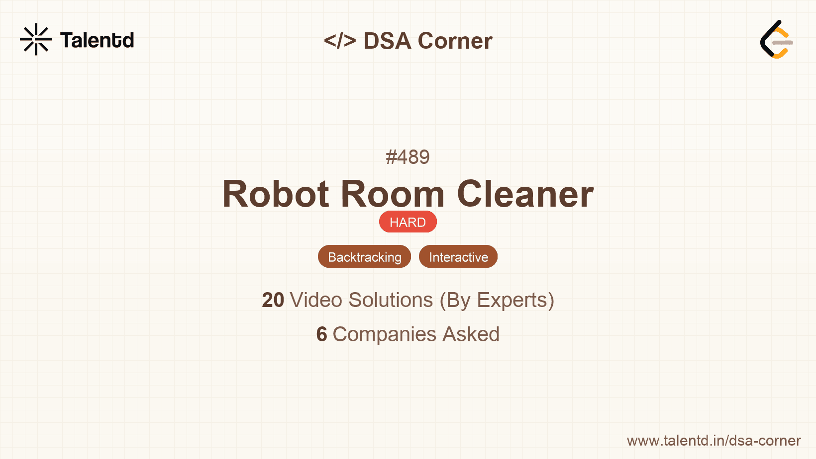 Problem visualization for Robot Room Cleaner