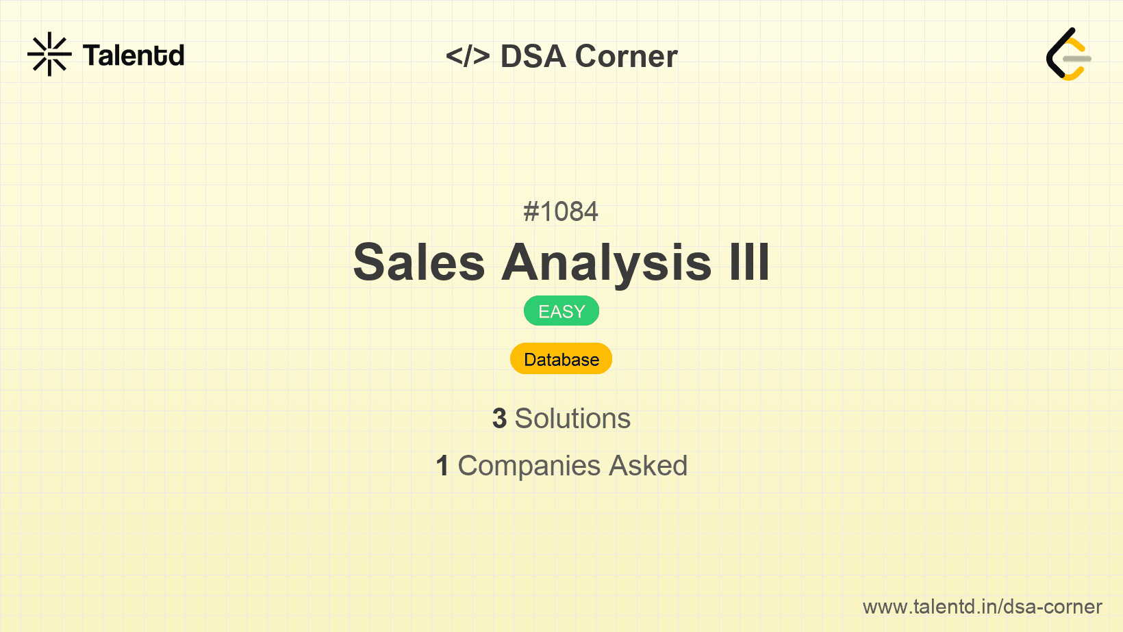 Problem visualization for Sales Analysis III