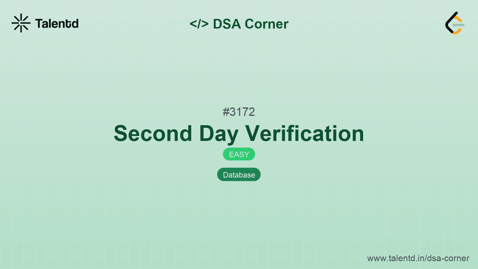 Problem visualization for Second Day Verification