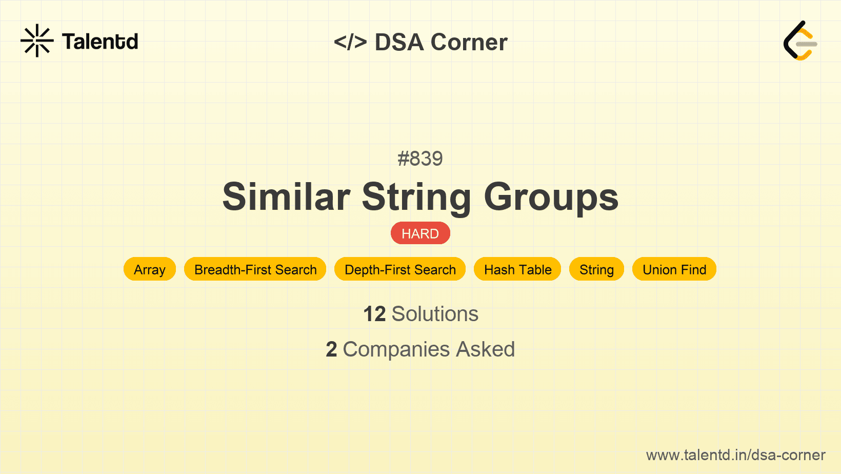 Problem visualization for Similar String Groups