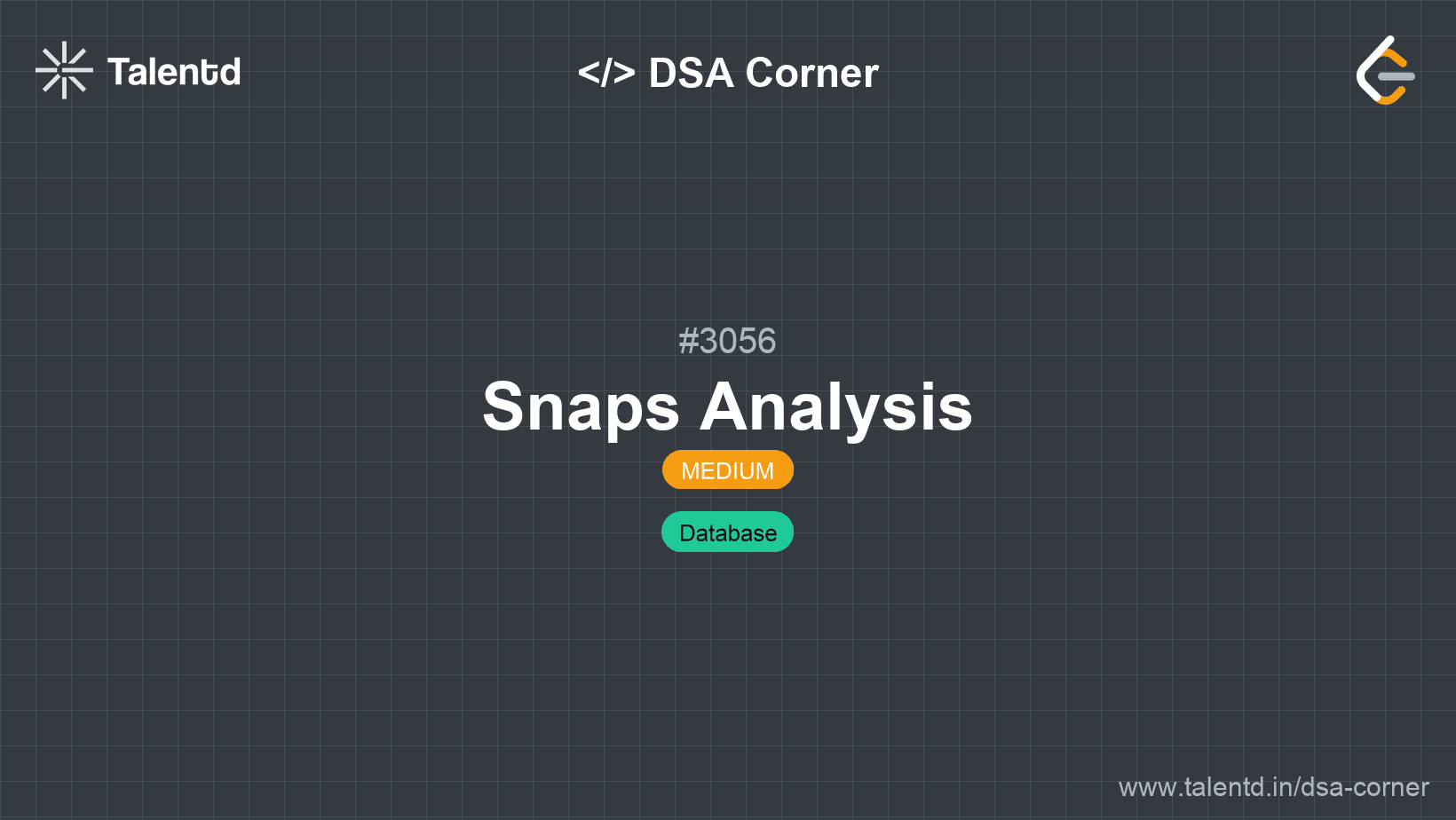 Problem visualization for Snaps Analysis