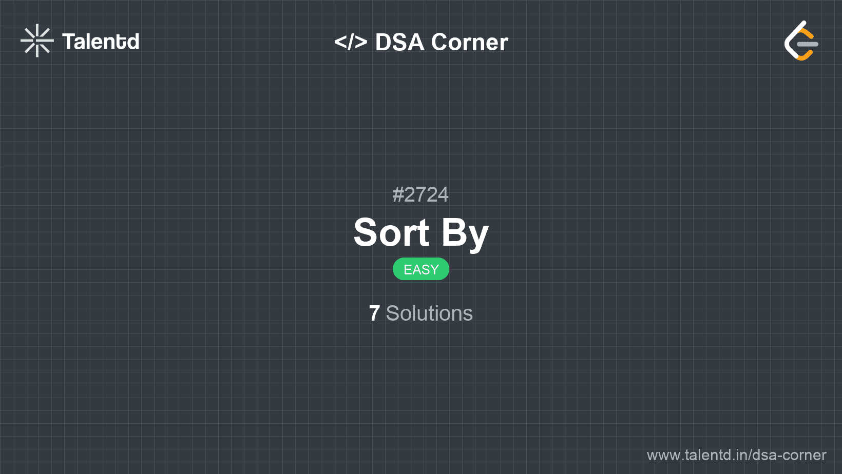 Problem visualization for Sort By