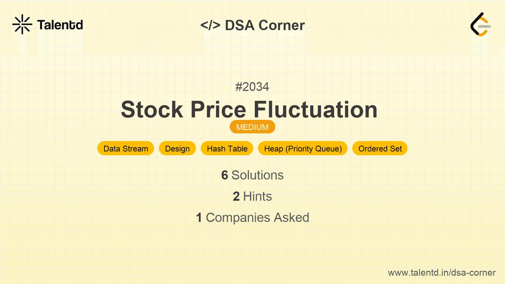 Problem visualization for Stock Price Fluctuation 