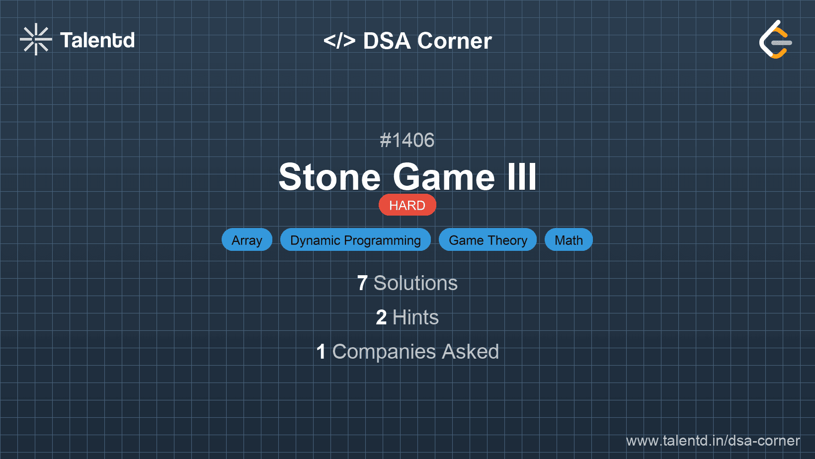 Problem visualization for Stone Game III