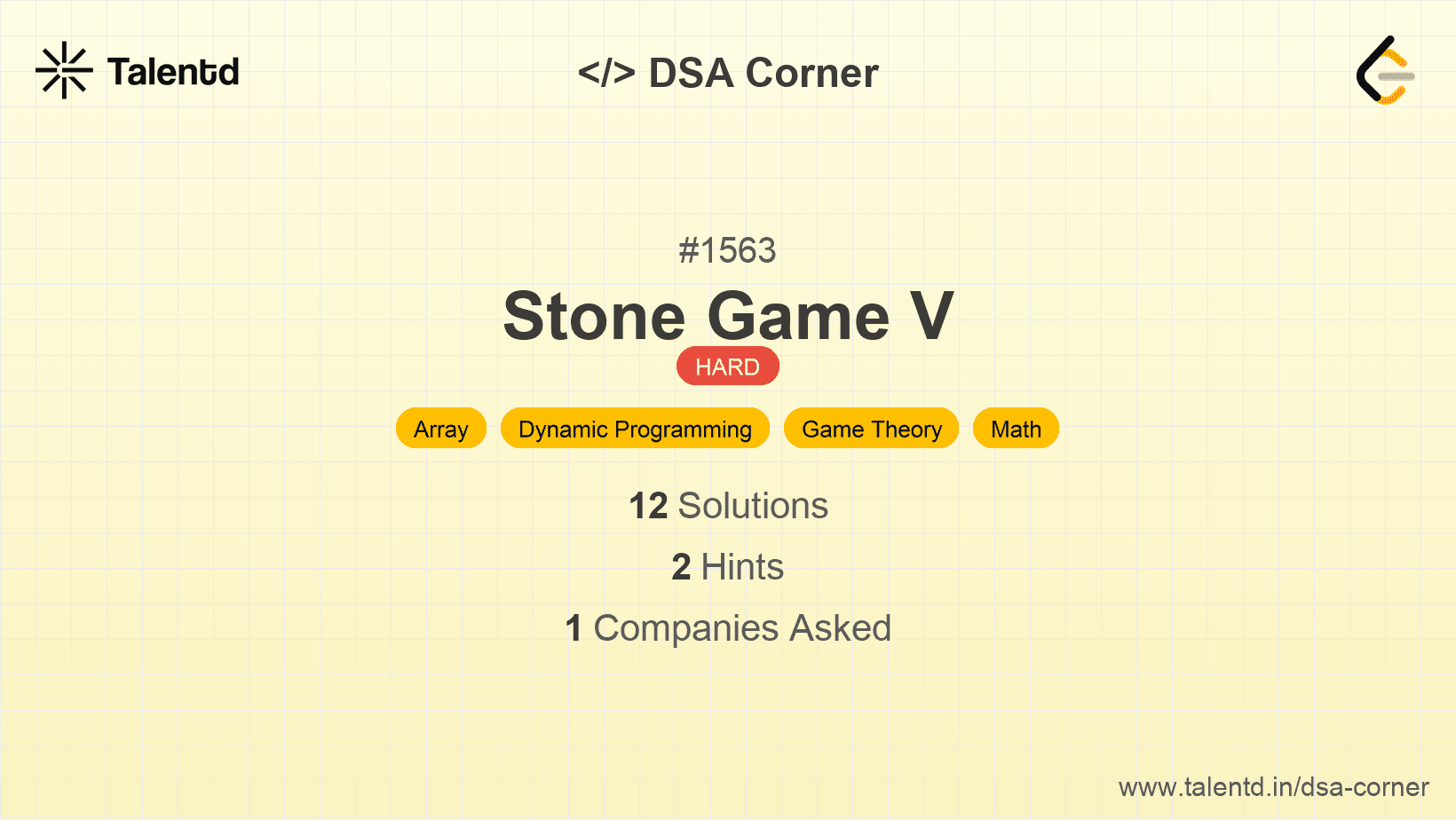 Problem visualization for Stone Game V