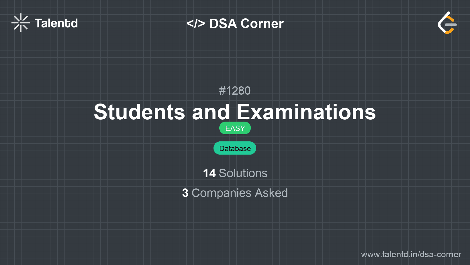 Problem visualization for Students and Examinations
