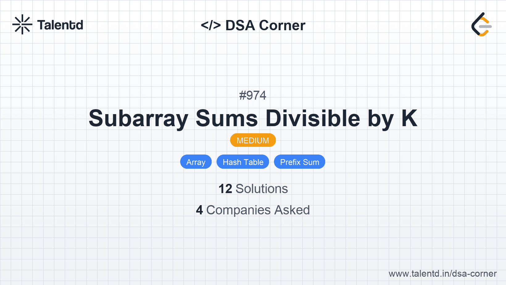 Problem visualization for Subarray Sums Divisible by K