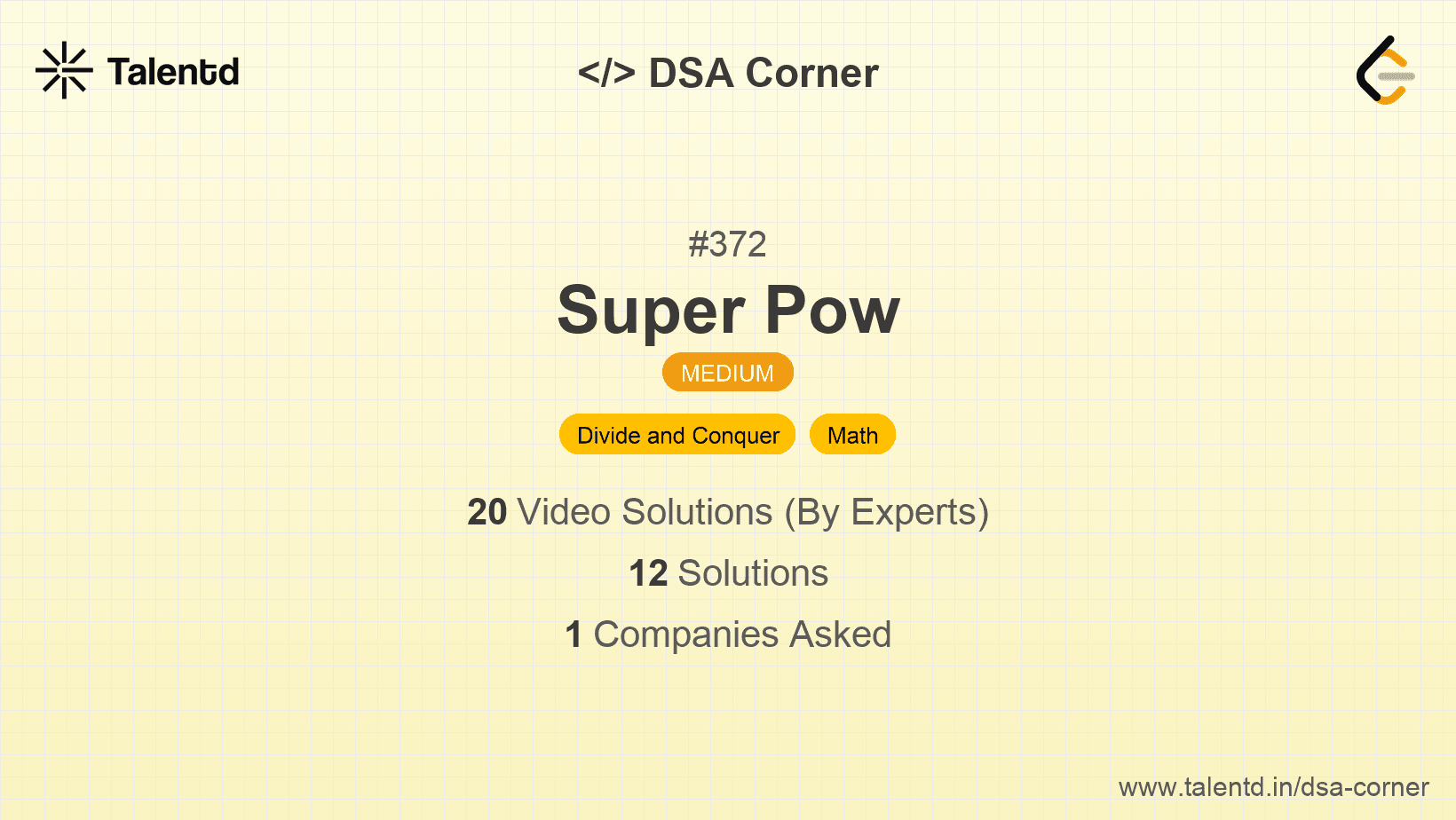 Problem visualization for Super Pow