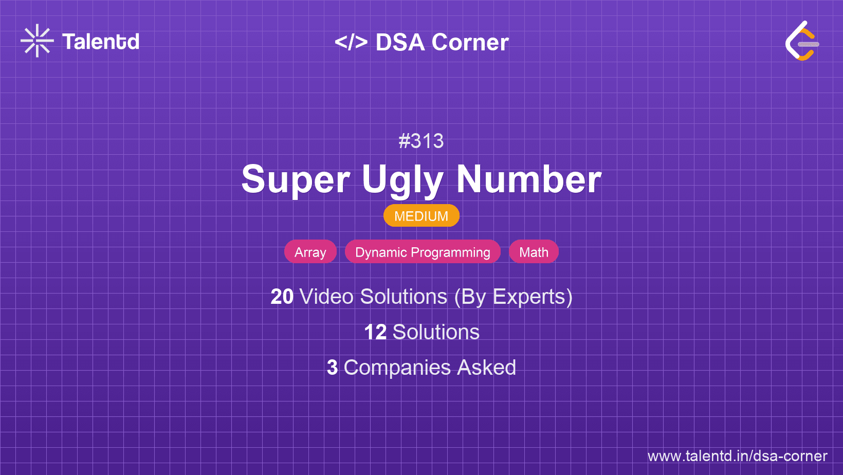 Problem visualization for Super Ugly Number