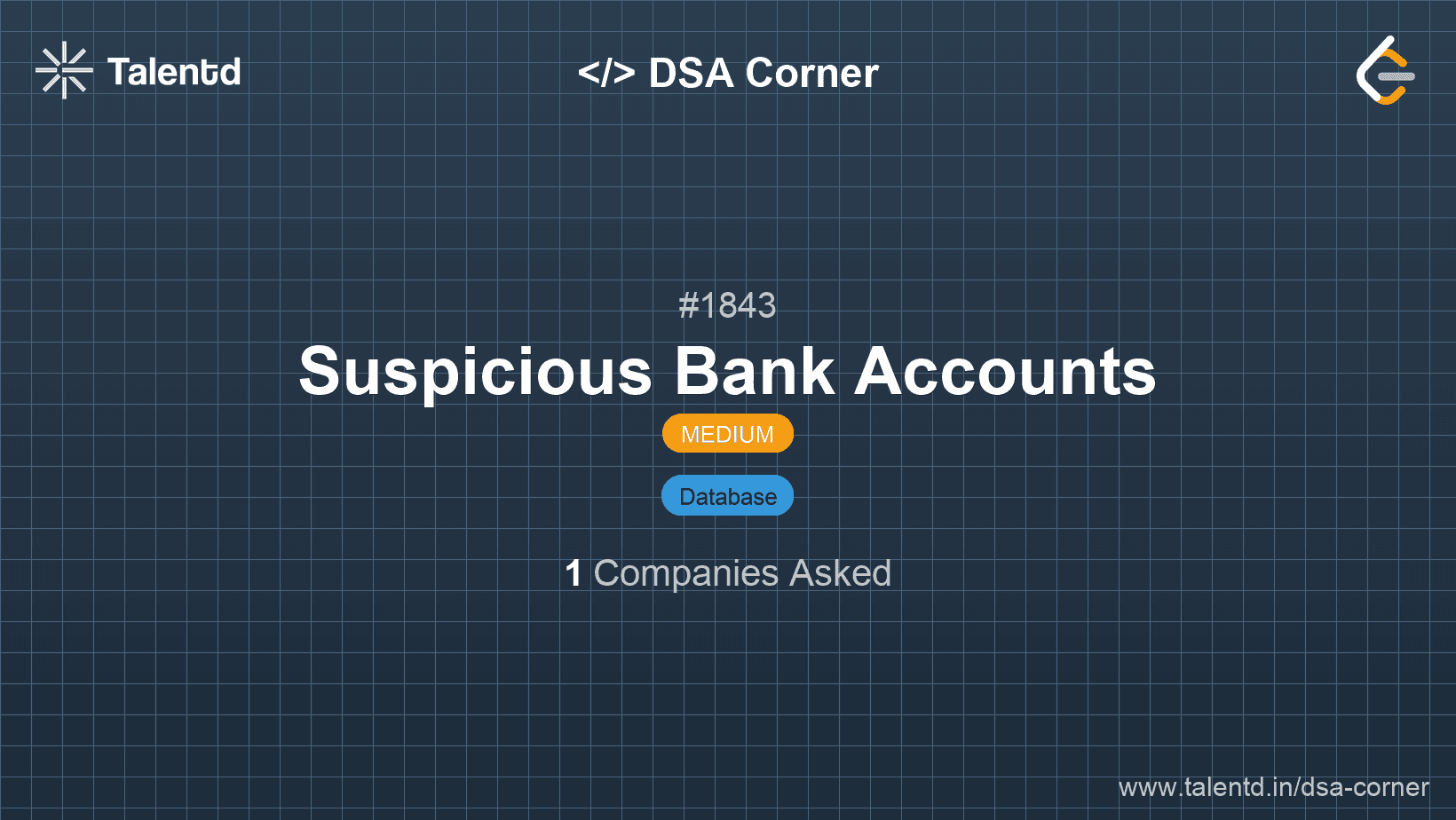 Problem visualization for Suspicious Bank Accounts
