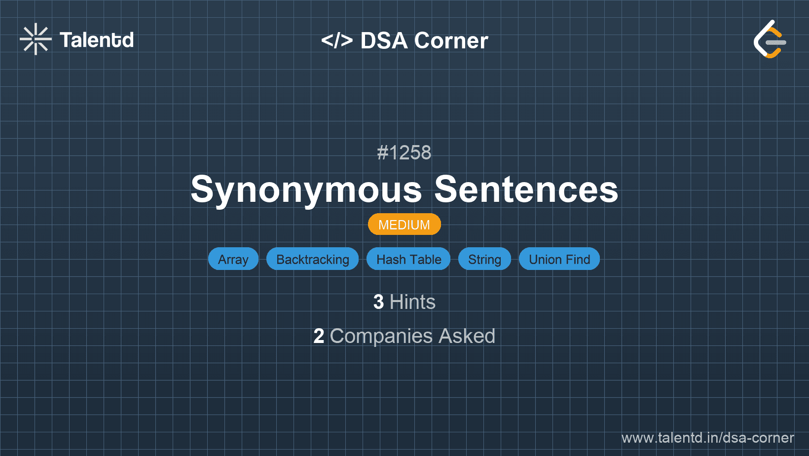 Problem visualization for Synonymous Sentences