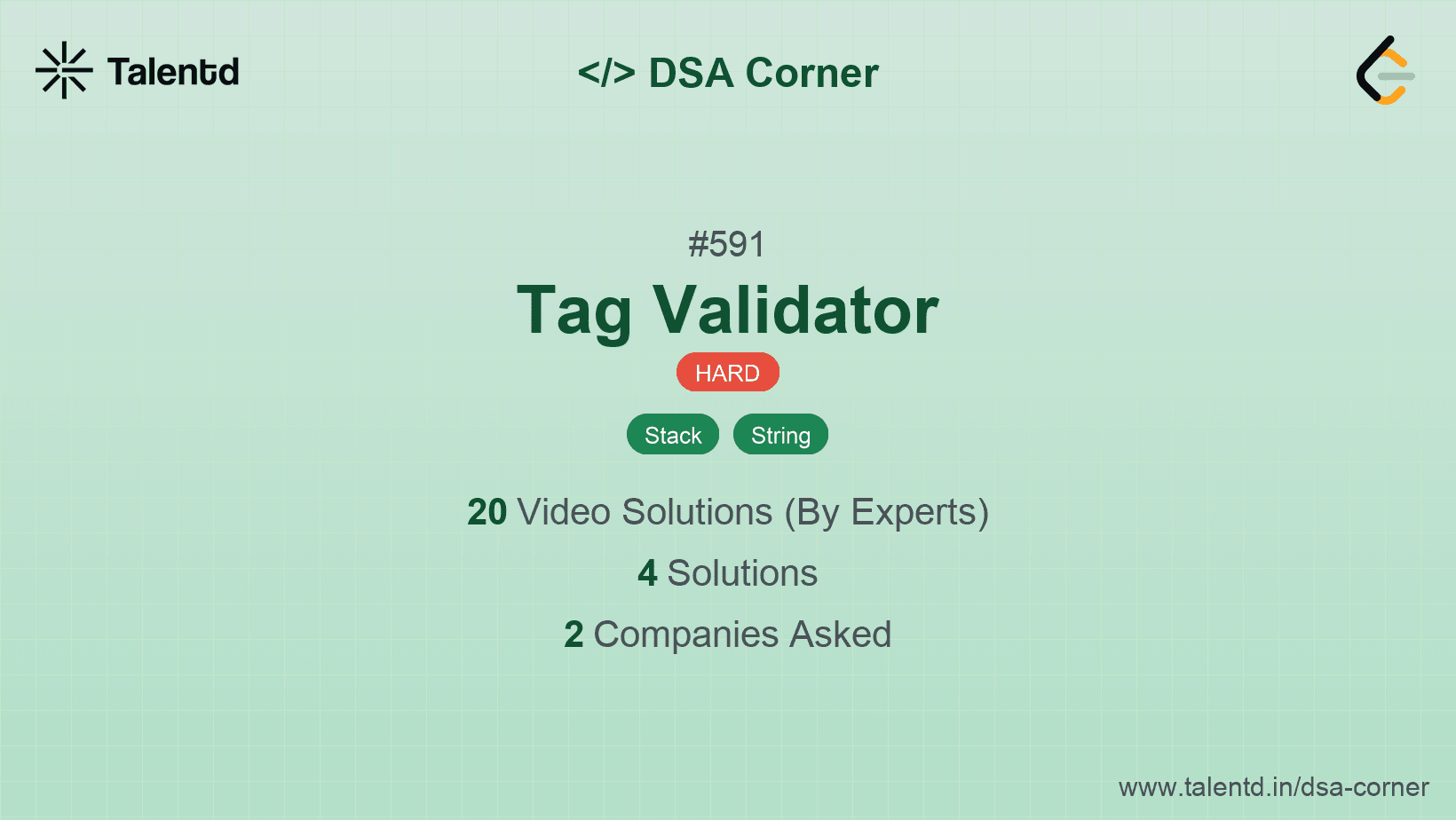 Problem visualization for Tag Validator