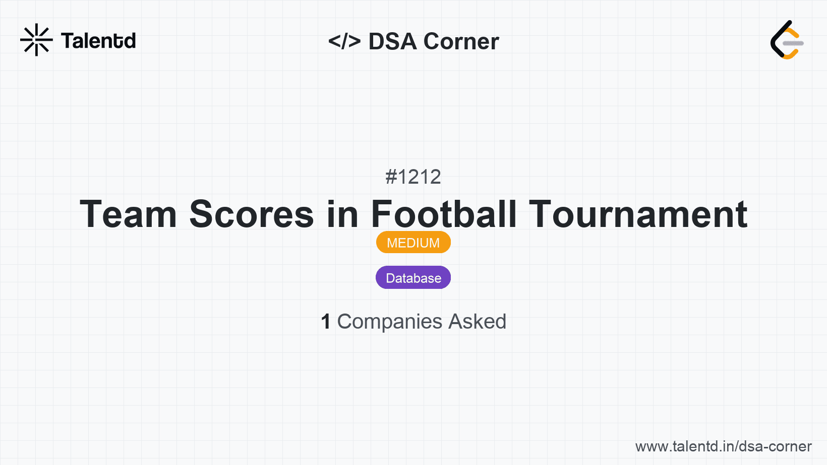 Problem visualization for Team Scores in Football Tournament