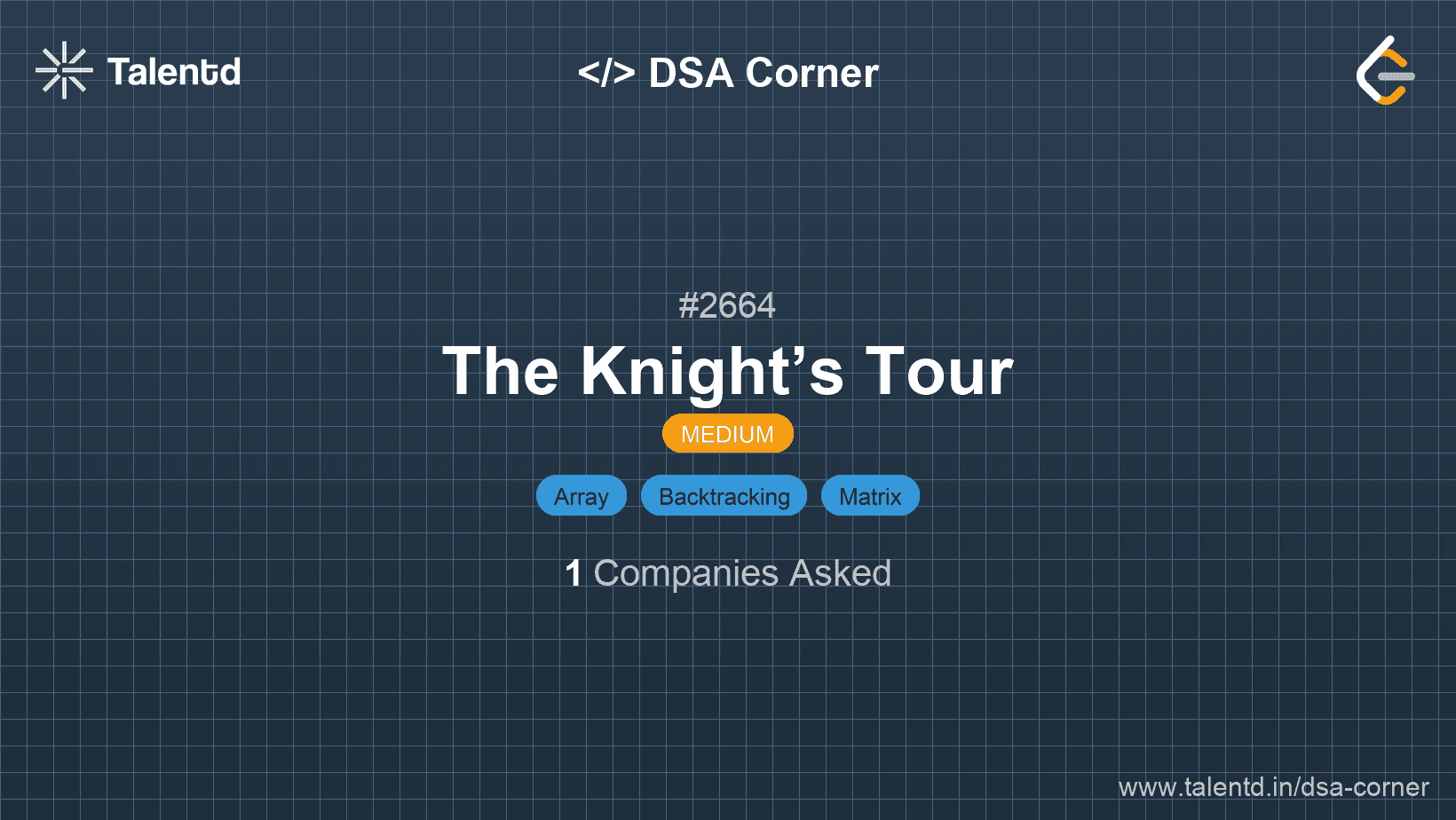Problem visualization for The Knight’s Tour