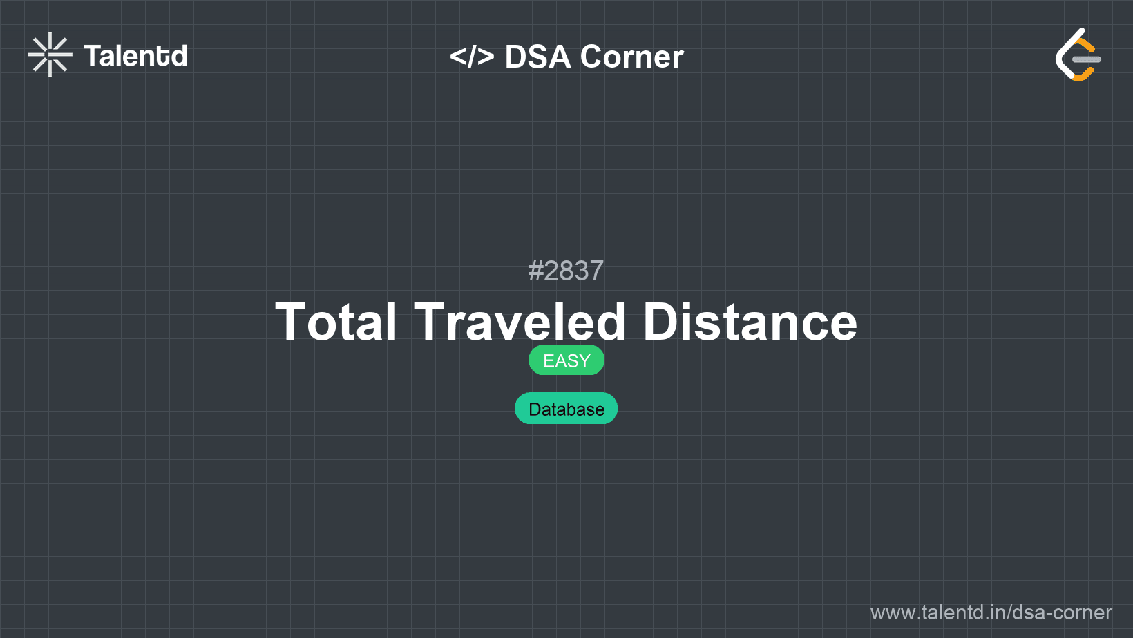 Problem visualization for Total Traveled Distance