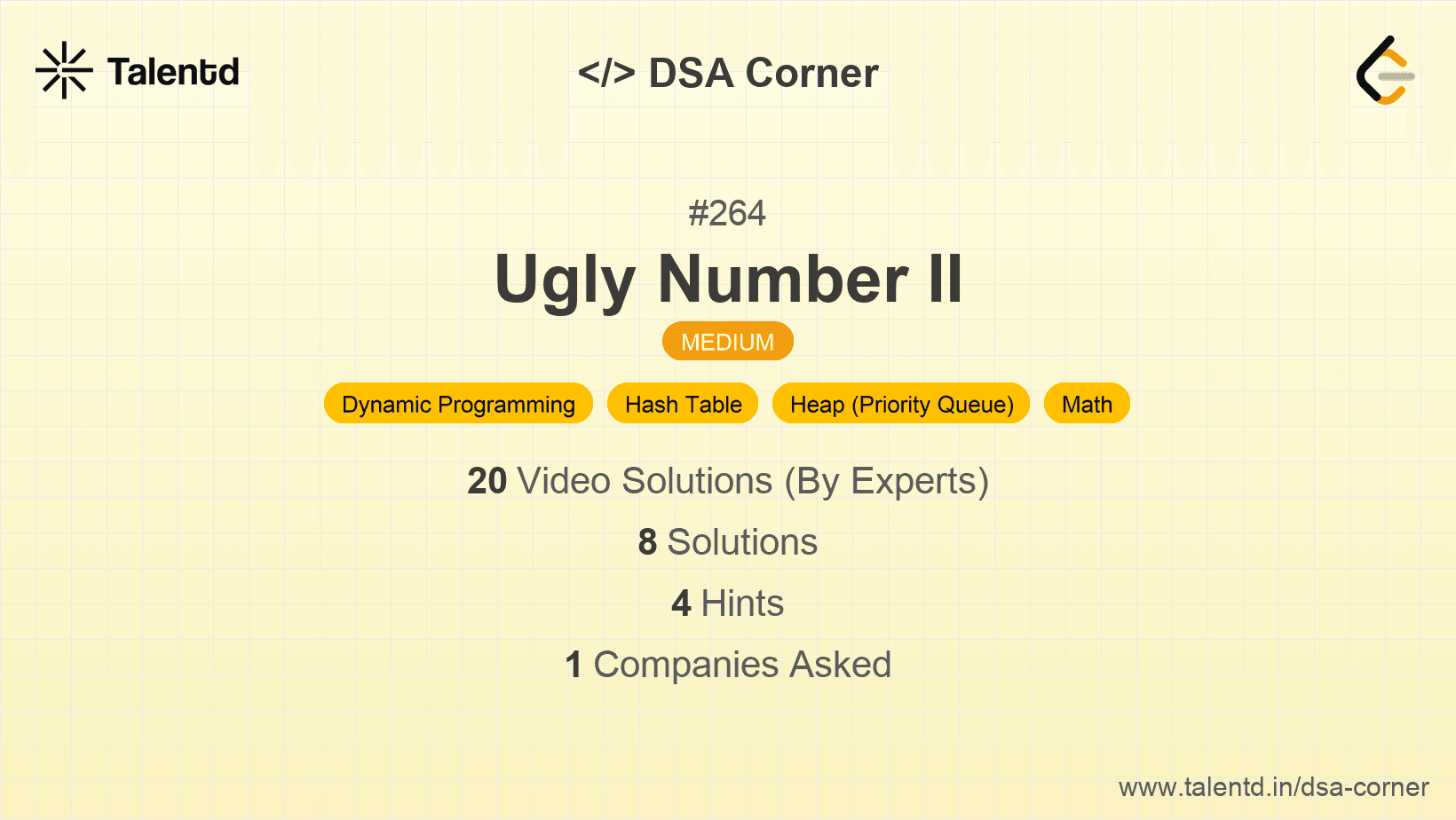 Problem visualization for Ugly Number II