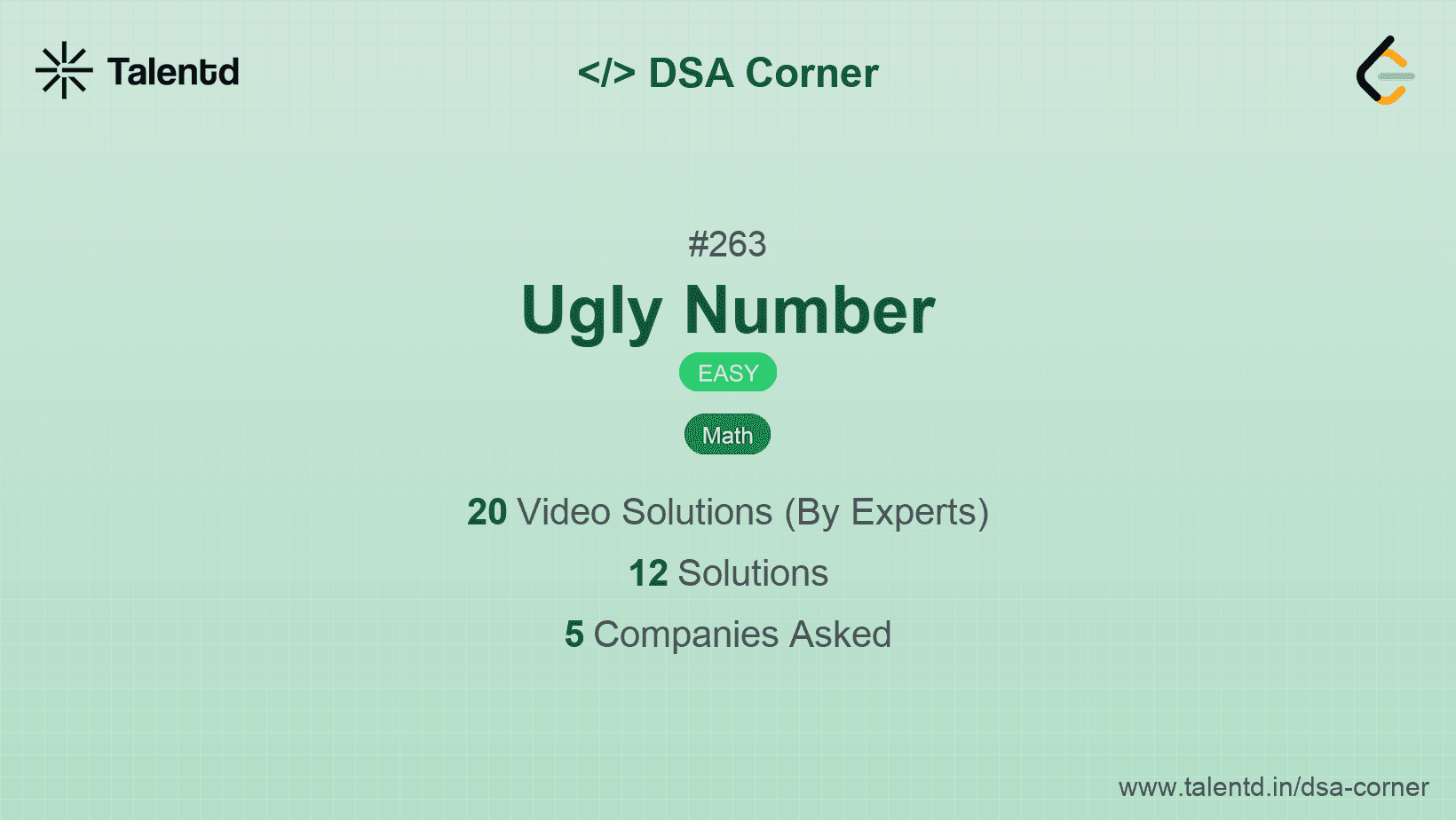 Problem visualization for Ugly Number