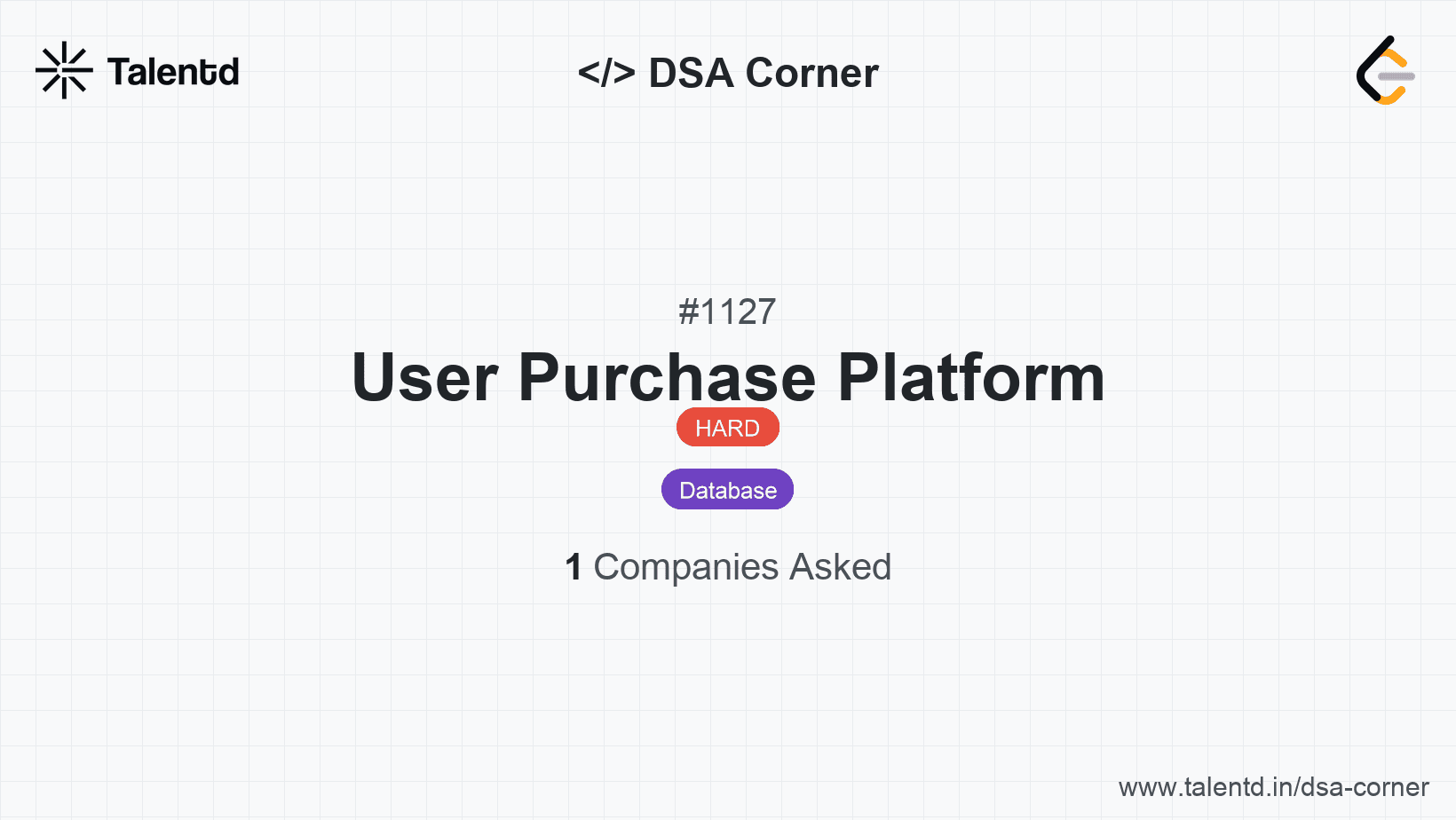 Problem visualization for User Purchase Platform