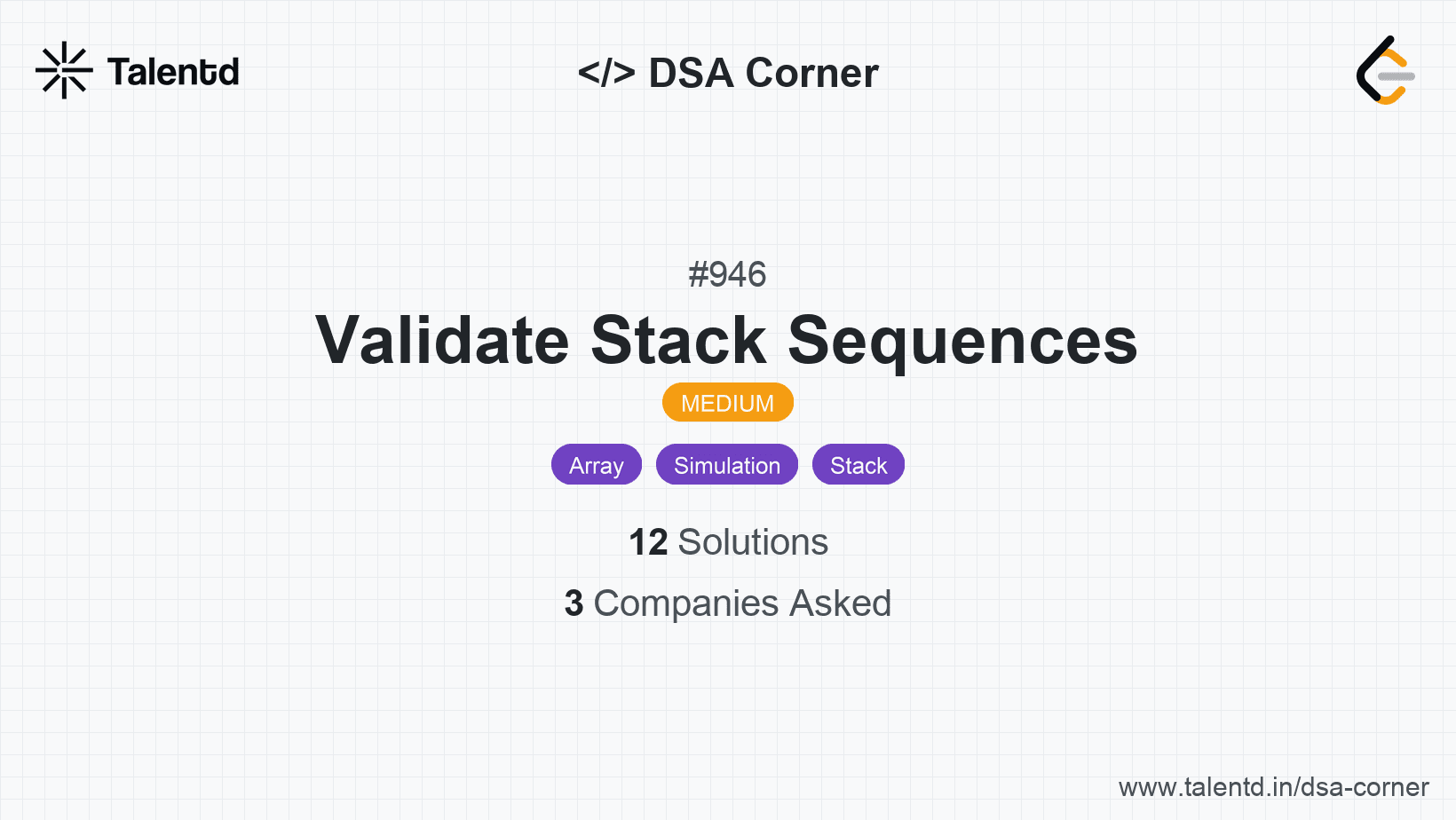 Problem visualization for Validate Stack Sequences