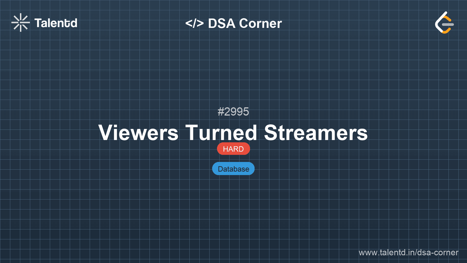 Problem visualization for Viewers Turned Streamers