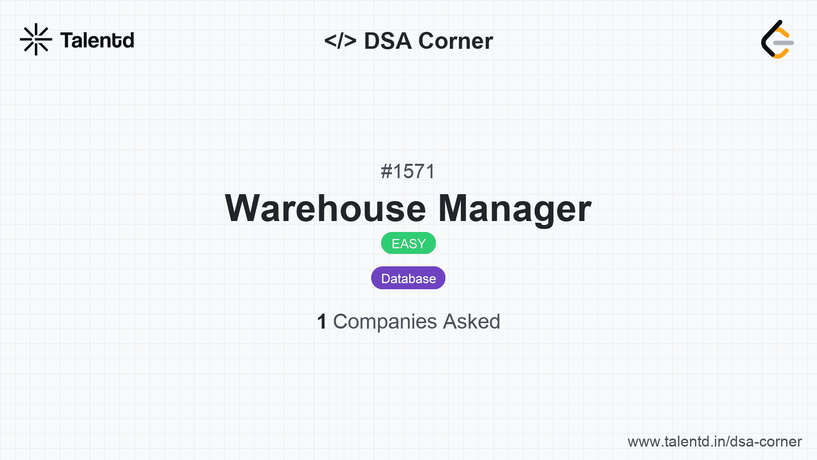 Problem visualization for Warehouse Manager