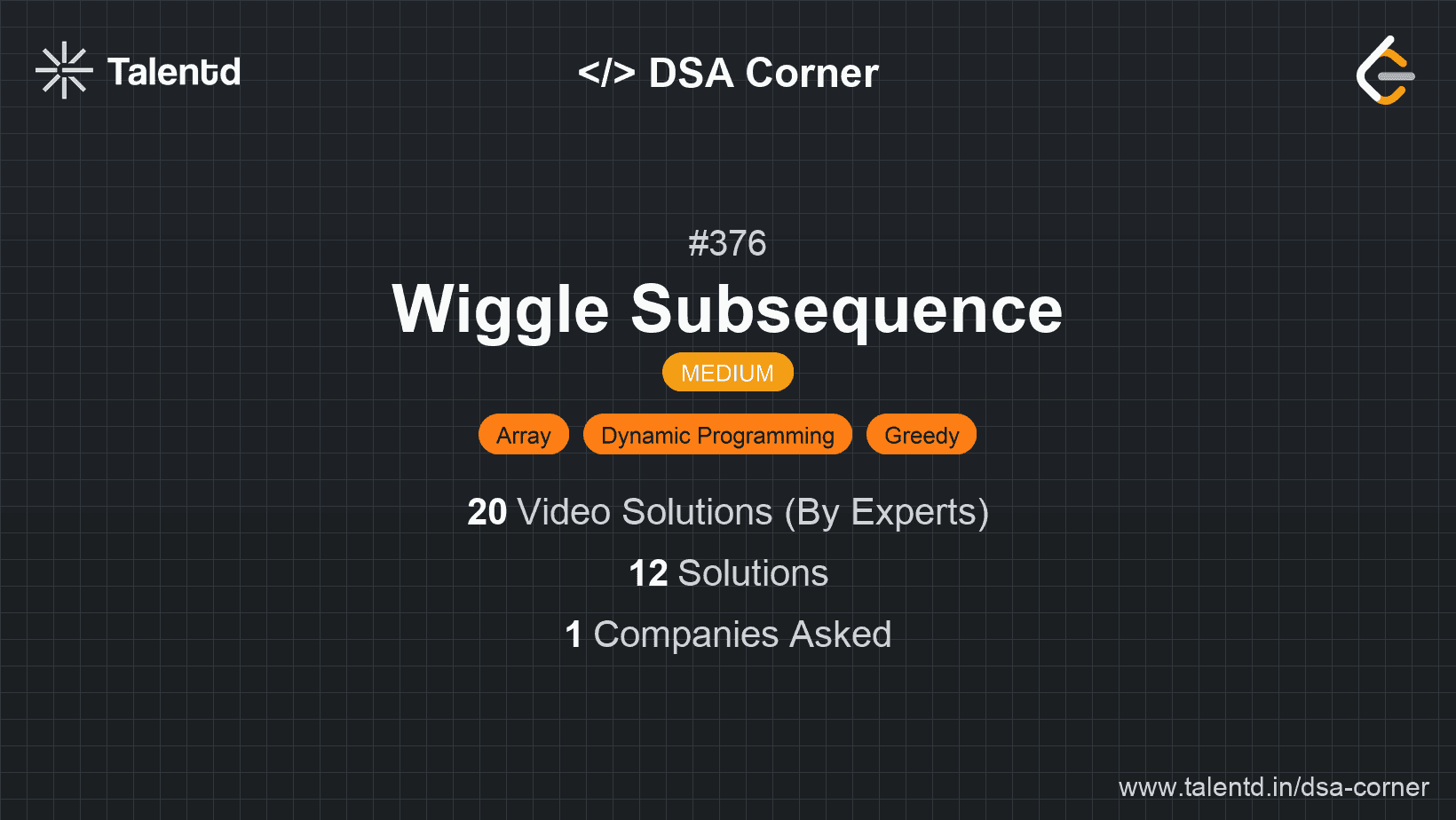 Problem visualization for Wiggle Subsequence