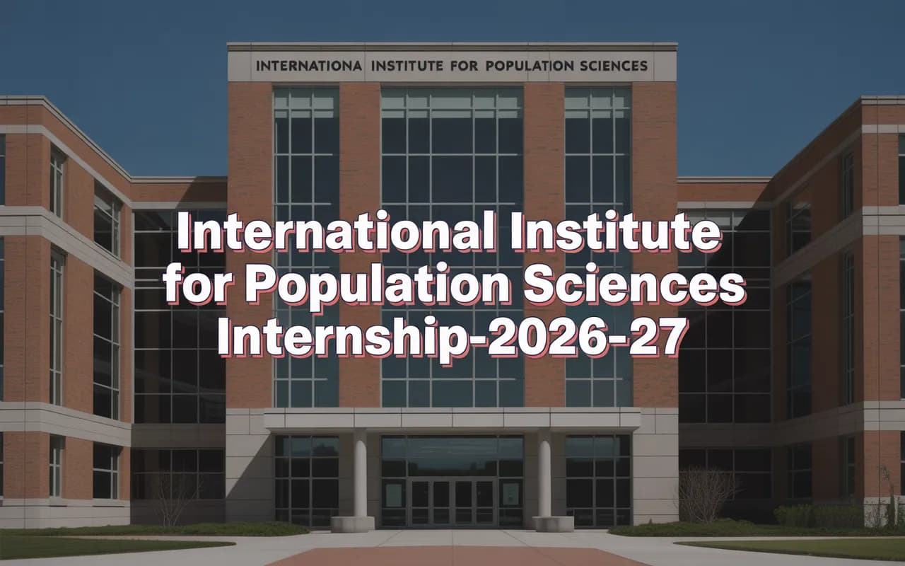 IIPS Internship 2026: 12 Research Positions for Students