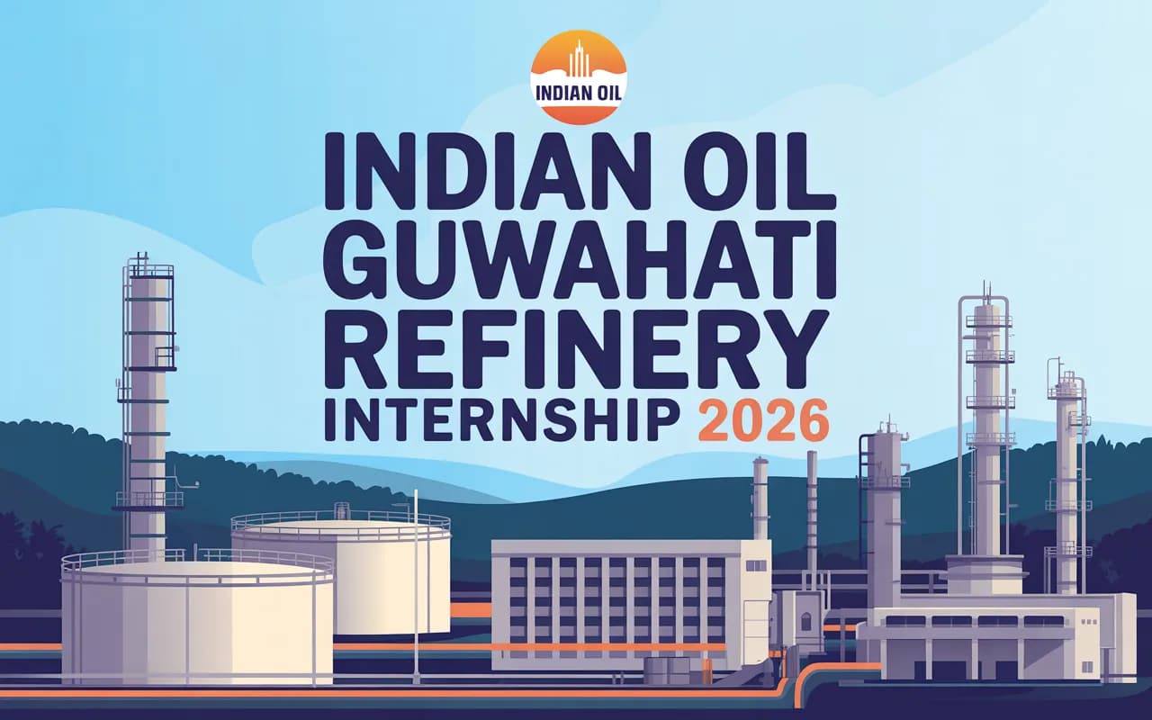 Indian Oil Guwahati Refinery Internship 2026: Apply by April 15