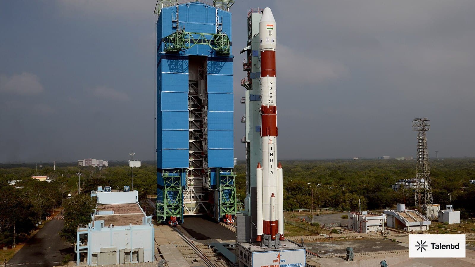 PSLV-C44 at First Launch Pad SDSC SHAR Sriharikota