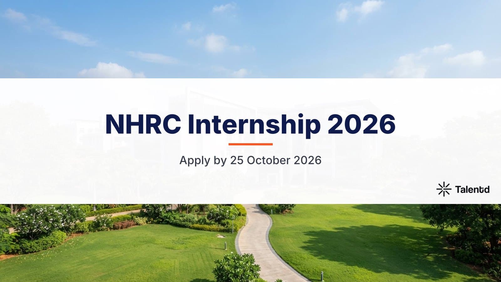 NHRC Online Short-Term Internship: Stipend and Eligibility