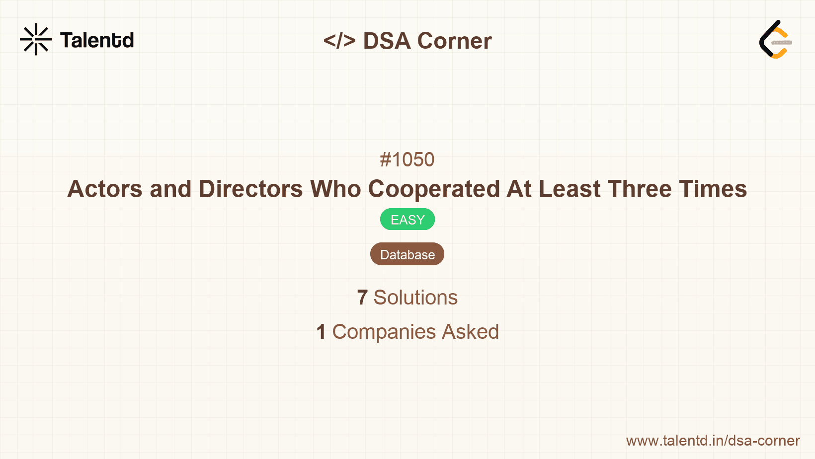 Problem visualization for Actors and Directors Who Cooperated At Least Three Times