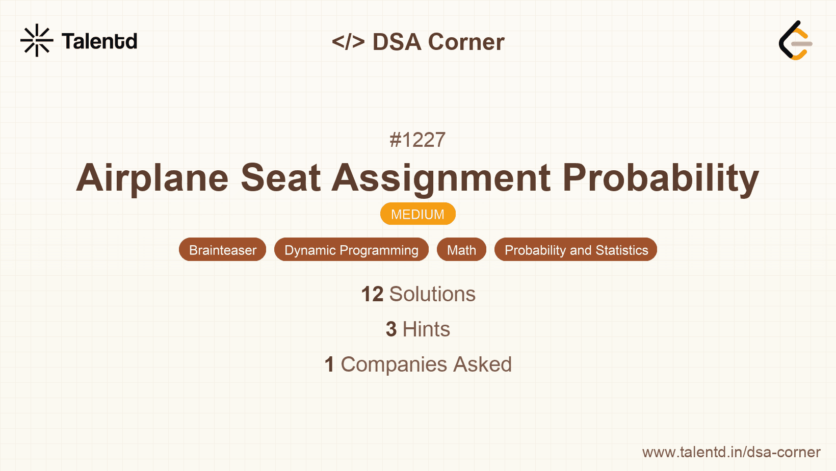 Problem visualization for Airplane Seat Assignment Probability
